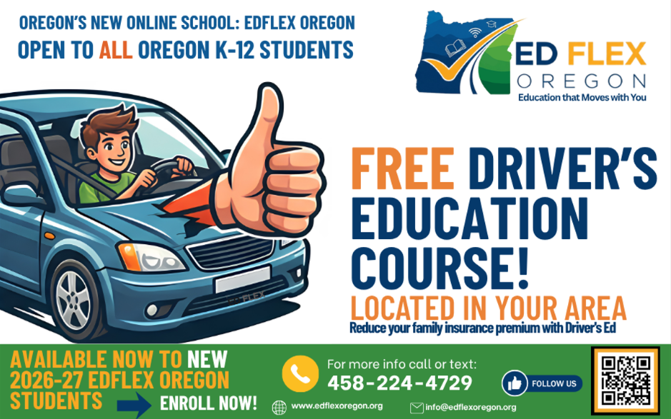 EdFlexOregon Drivers Ed Flyer